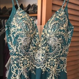 Jovani Sequined Formal Prom Dress